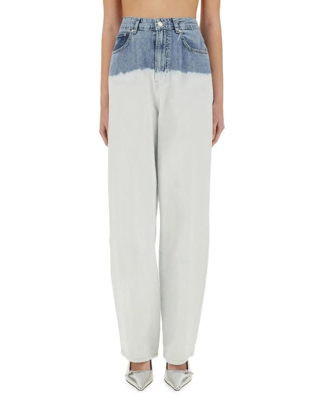 Moschino Blue Twocolour Jeans