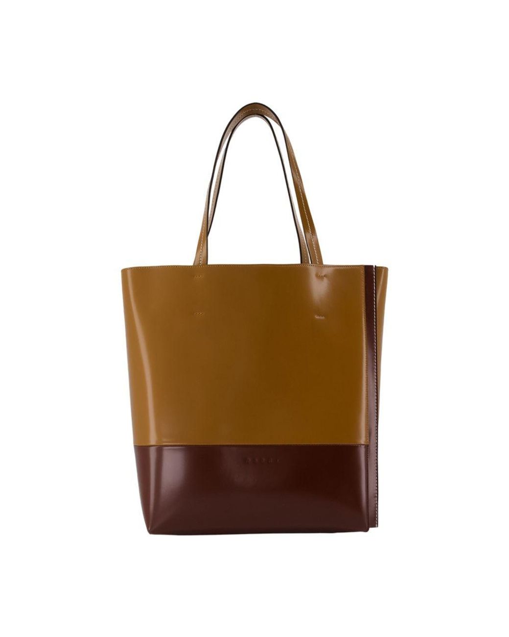 Marni Brown Museo Large Shopper Bag for men