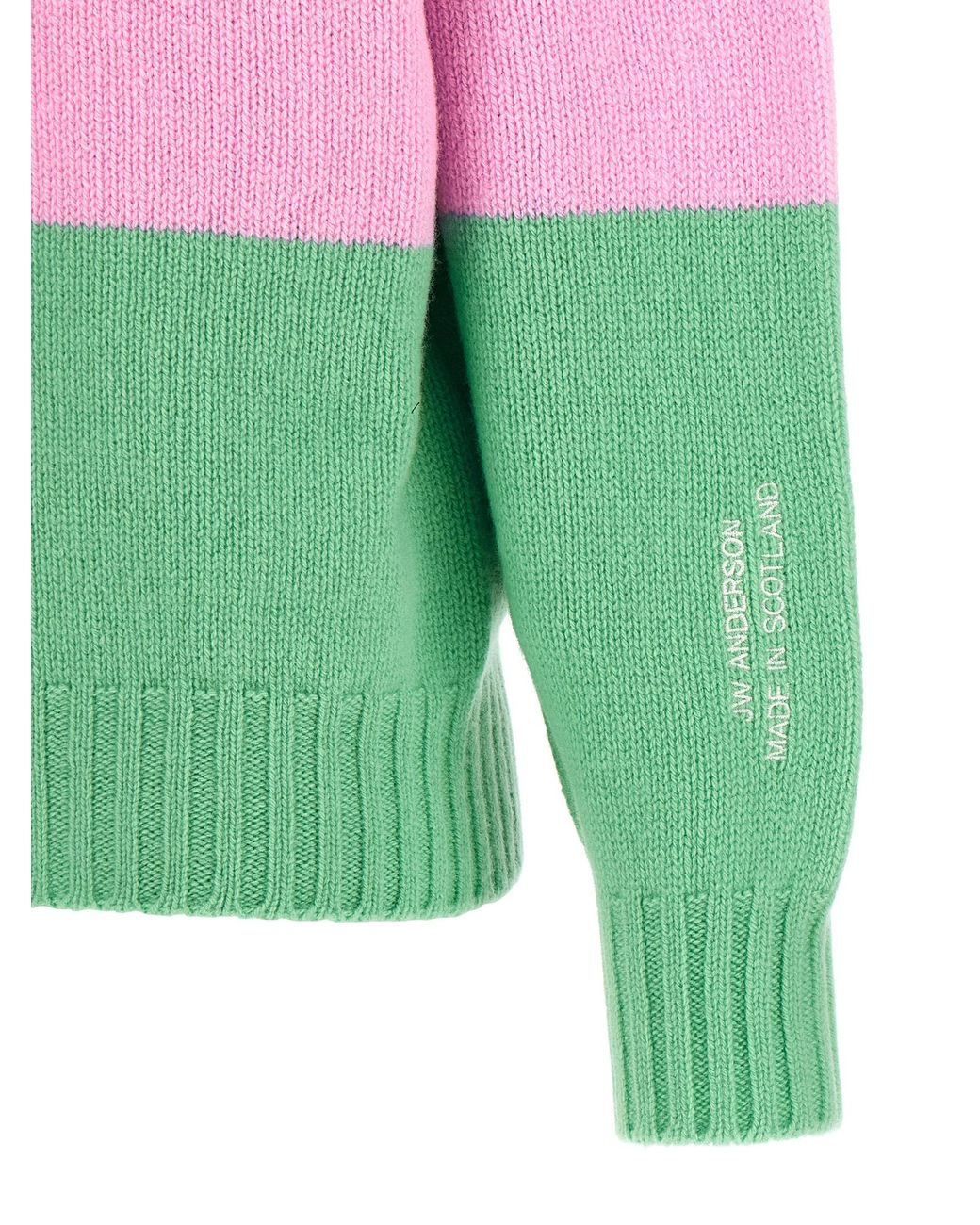 J.W. Anderson Green J.W.Anderson Hillbrush Brush Sweater