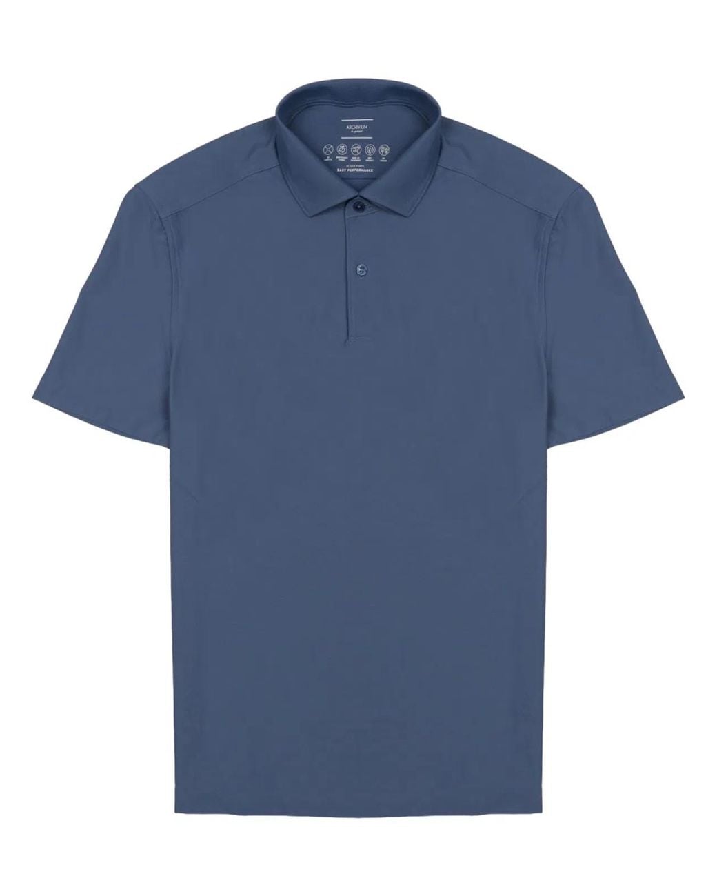ARCHIVIUM BE UPDATED Blue Polo A Manica Corta for men