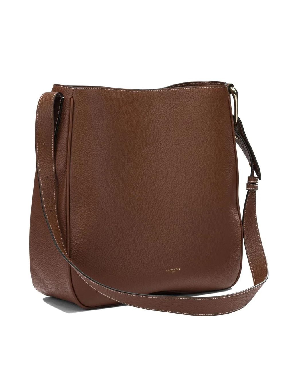 Le Tanneur Brown Leather Crossbody Bags