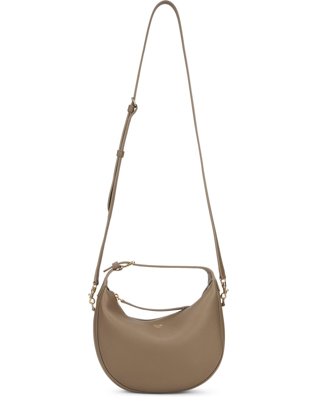 Céline Brown Souris Teen Lulu Calfskin Shoulder Bag