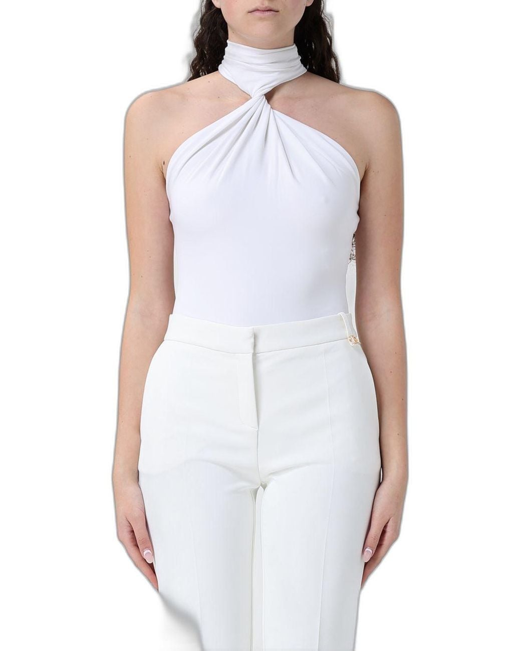 Elisabetta Franchi White Top Donna