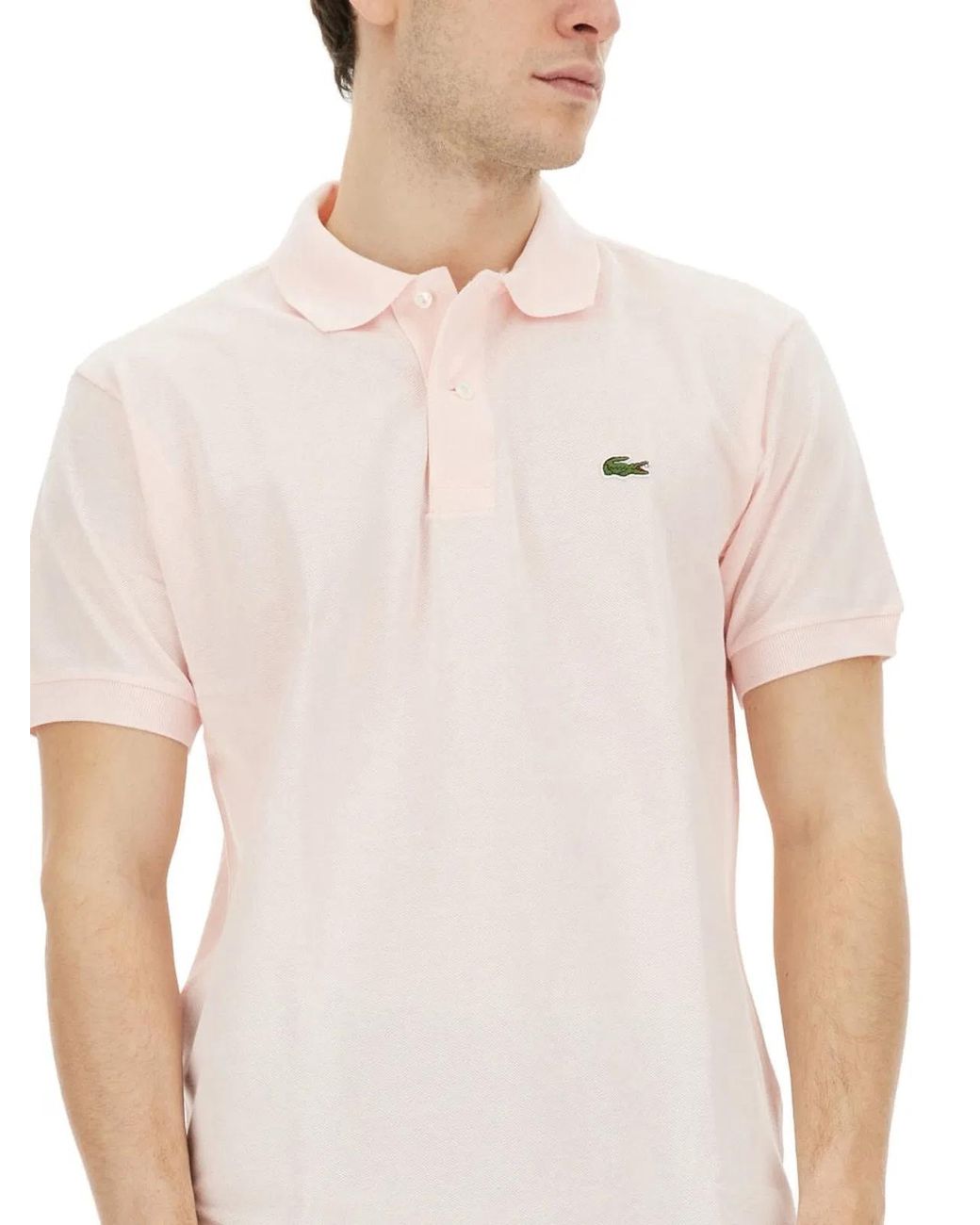 Lacoste White Classic Piqué Polo for men