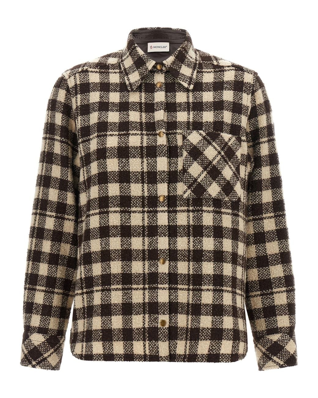 Moncler Black Checked Shirt