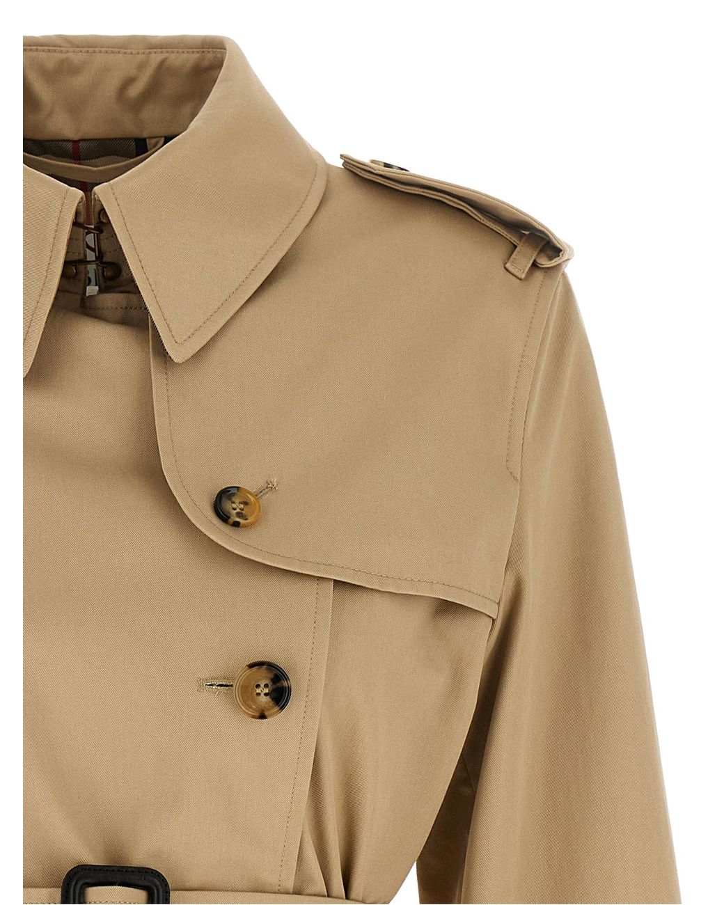 Burberry Natural 'Lakefield' Trench Coat