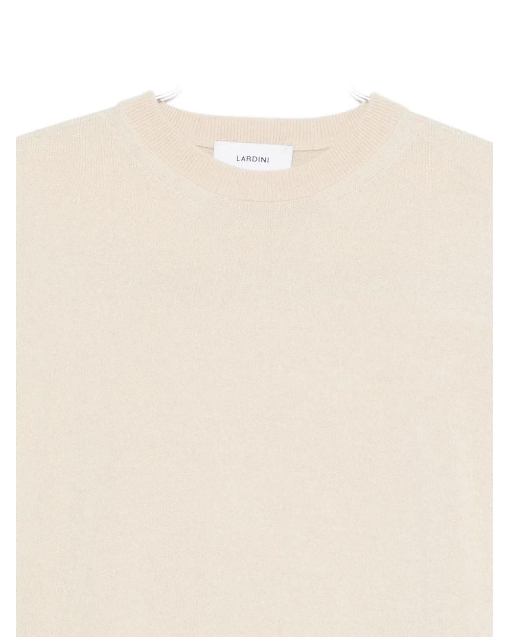 Lardini Natural Crew Neck Pullover for men