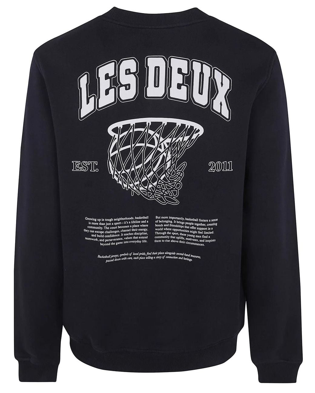 Les Deux Blue "Brady Hoop" Sweatshirt for men