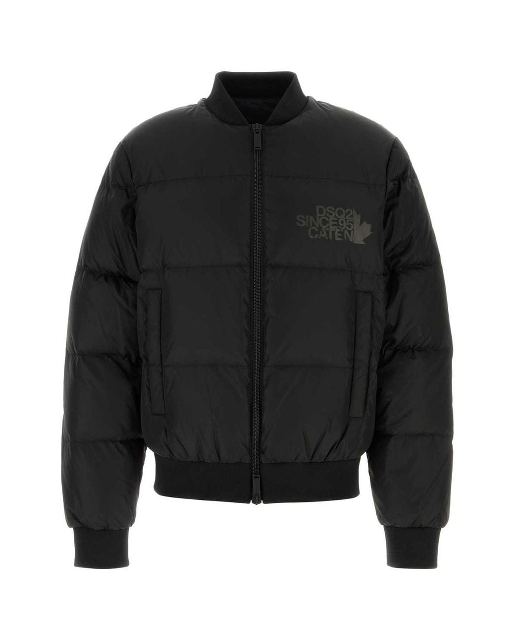 DSquared² Black Easy Puffer Down Jacket for men