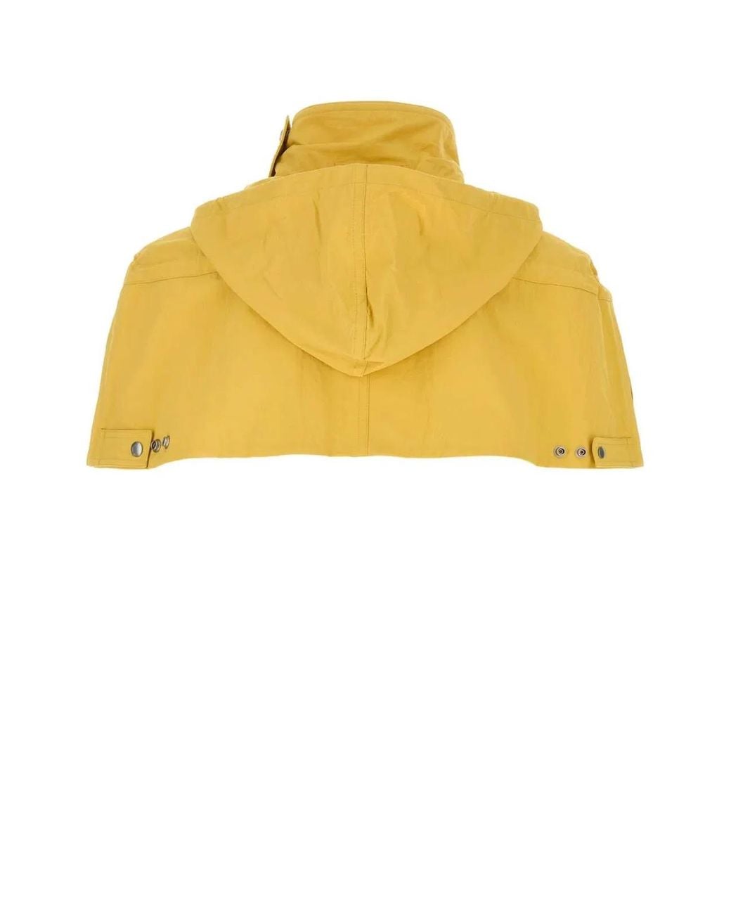 Prada Yellow Nylon Cape for men