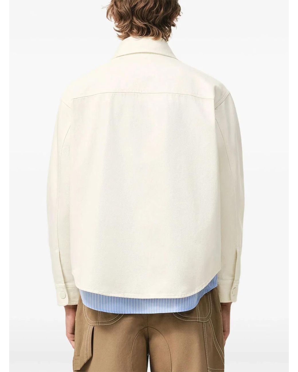 AMI White Ami De Coeur Shirt Jacket