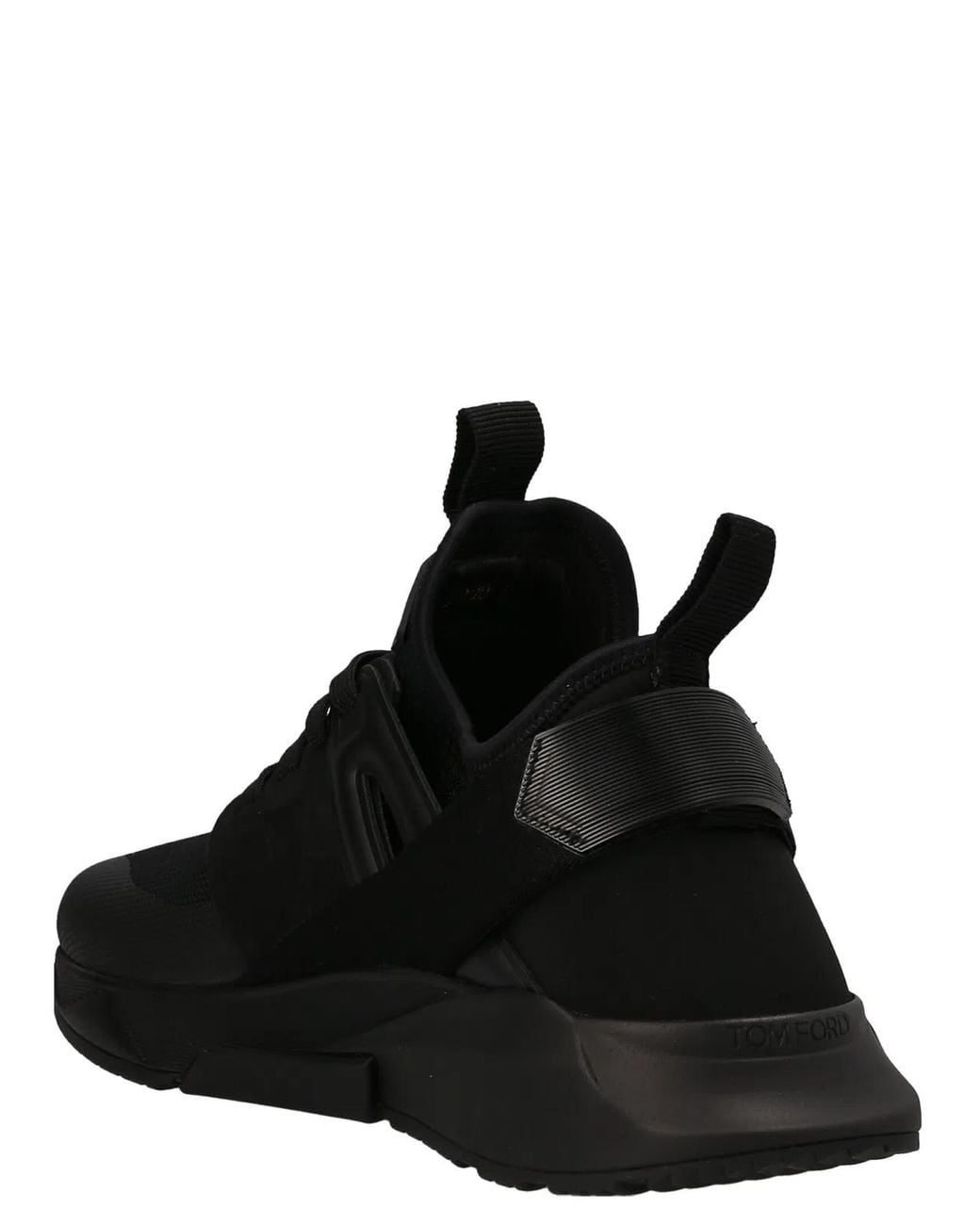 Tom Ford Black Logo Techno Sneakers for men