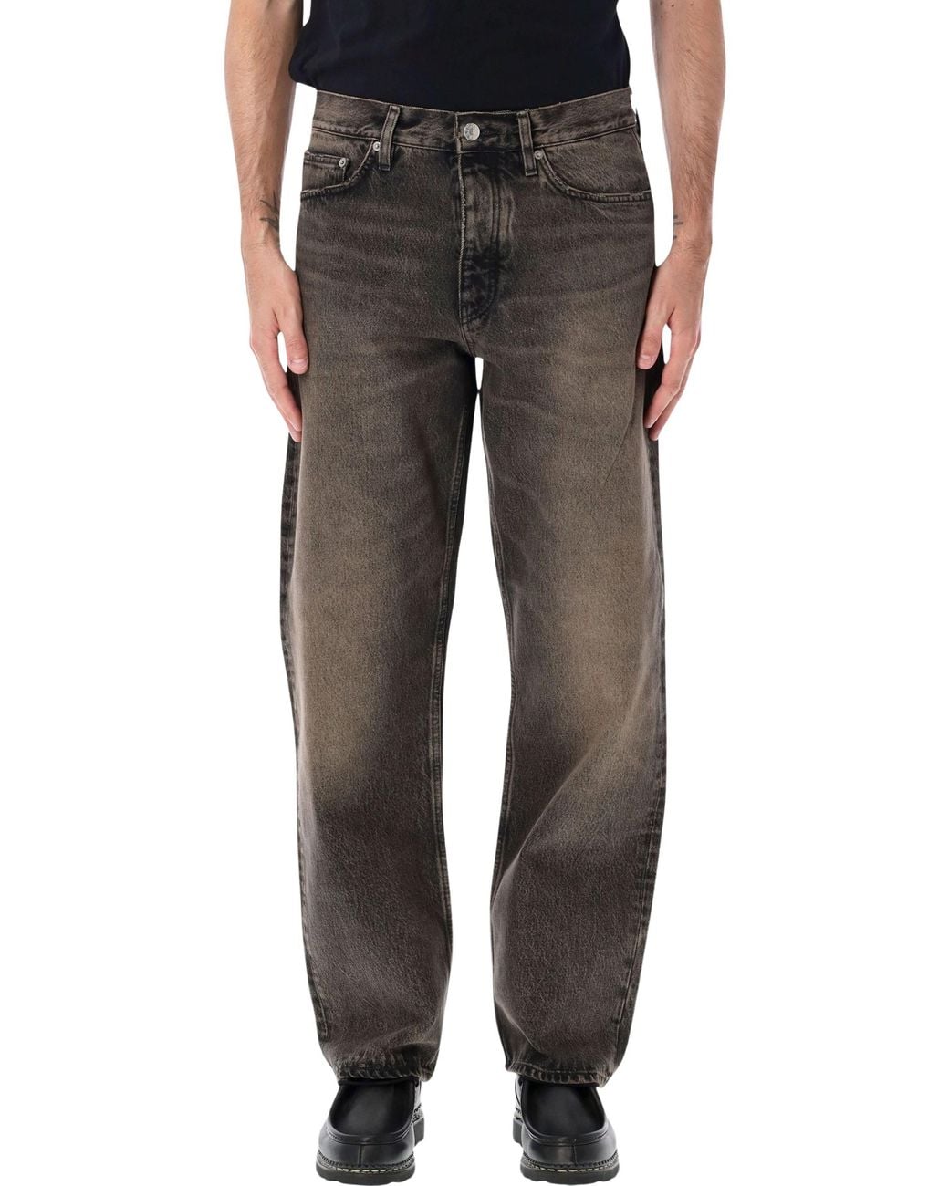sunflower Black Loose Jeans for men