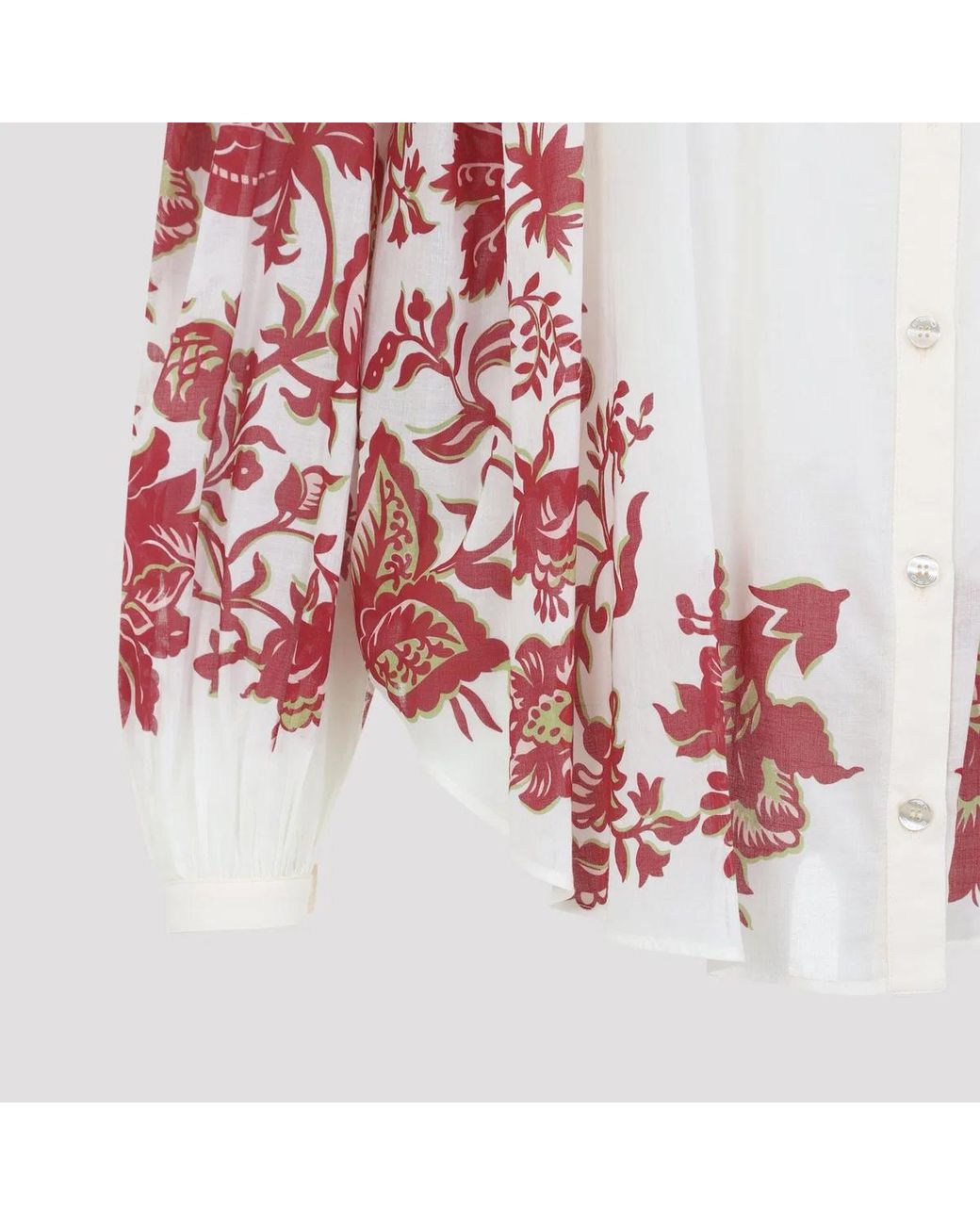Etro Pink Relaxed Floral Shirt