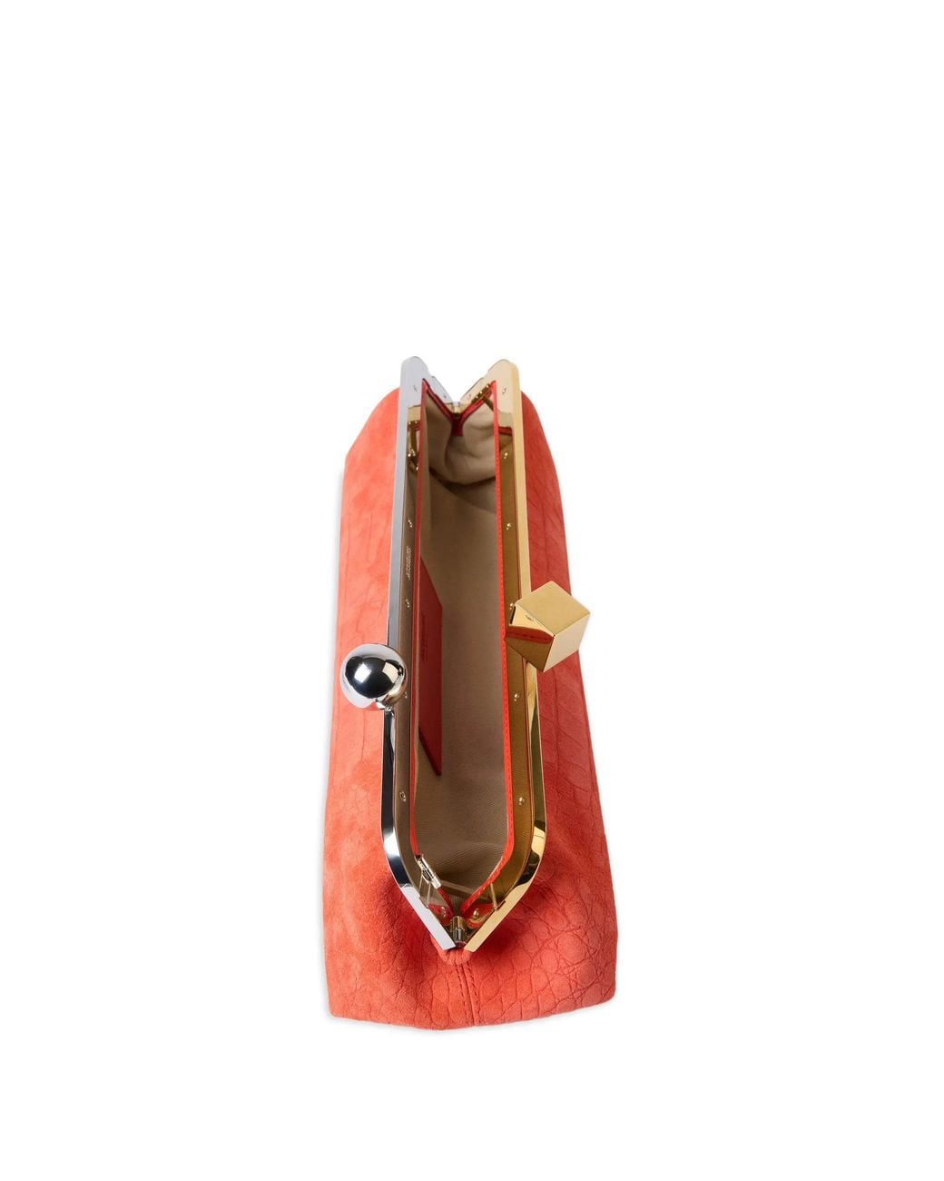 Jacquemus Red Mini Salon Clutch Handbag