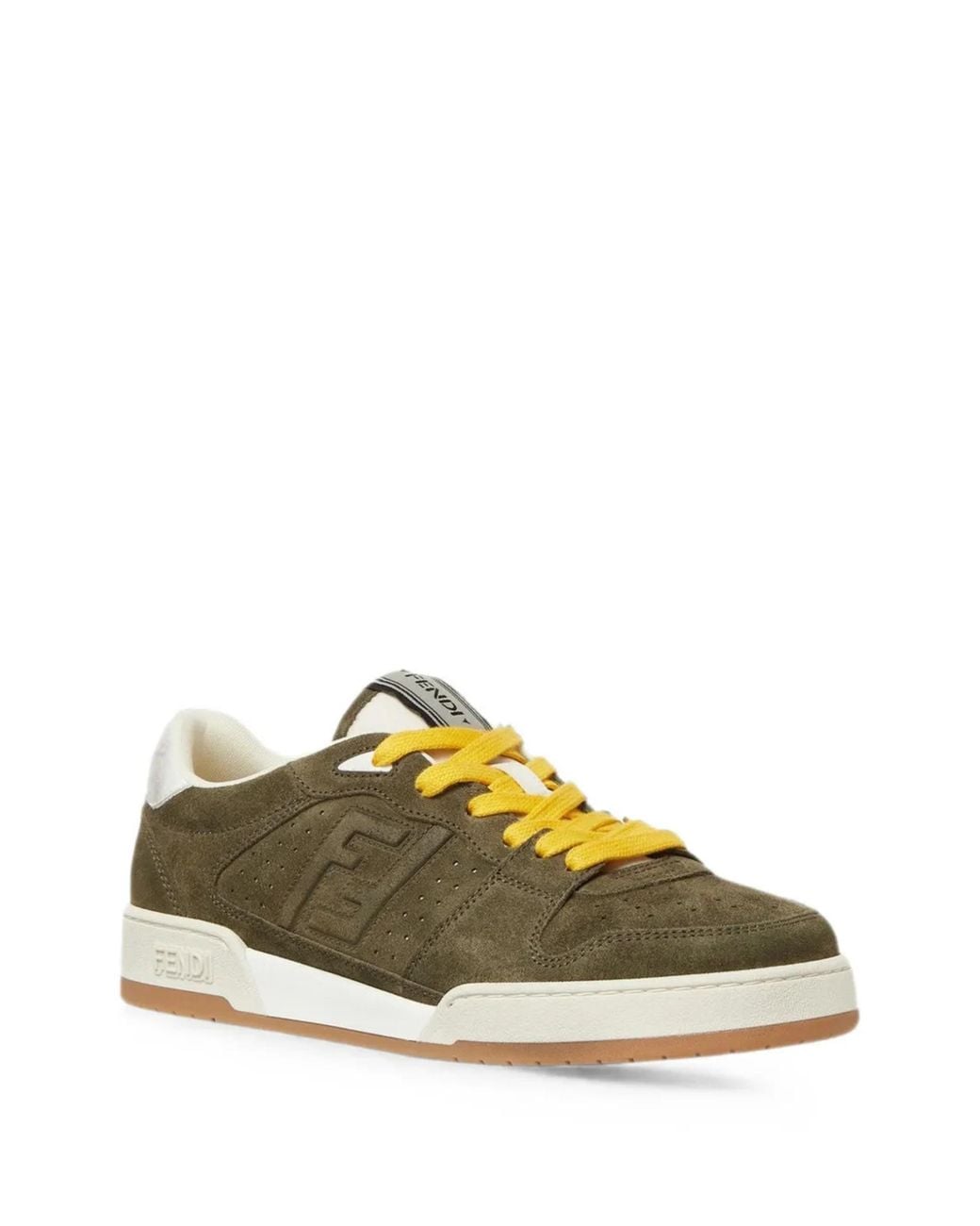 Fendi Green Match Crosta Vitello St Logo for men