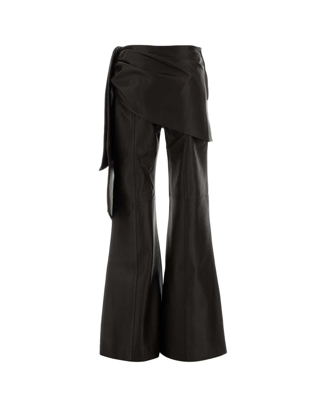 Zimmermann Black Valiant Leather Mini Pants