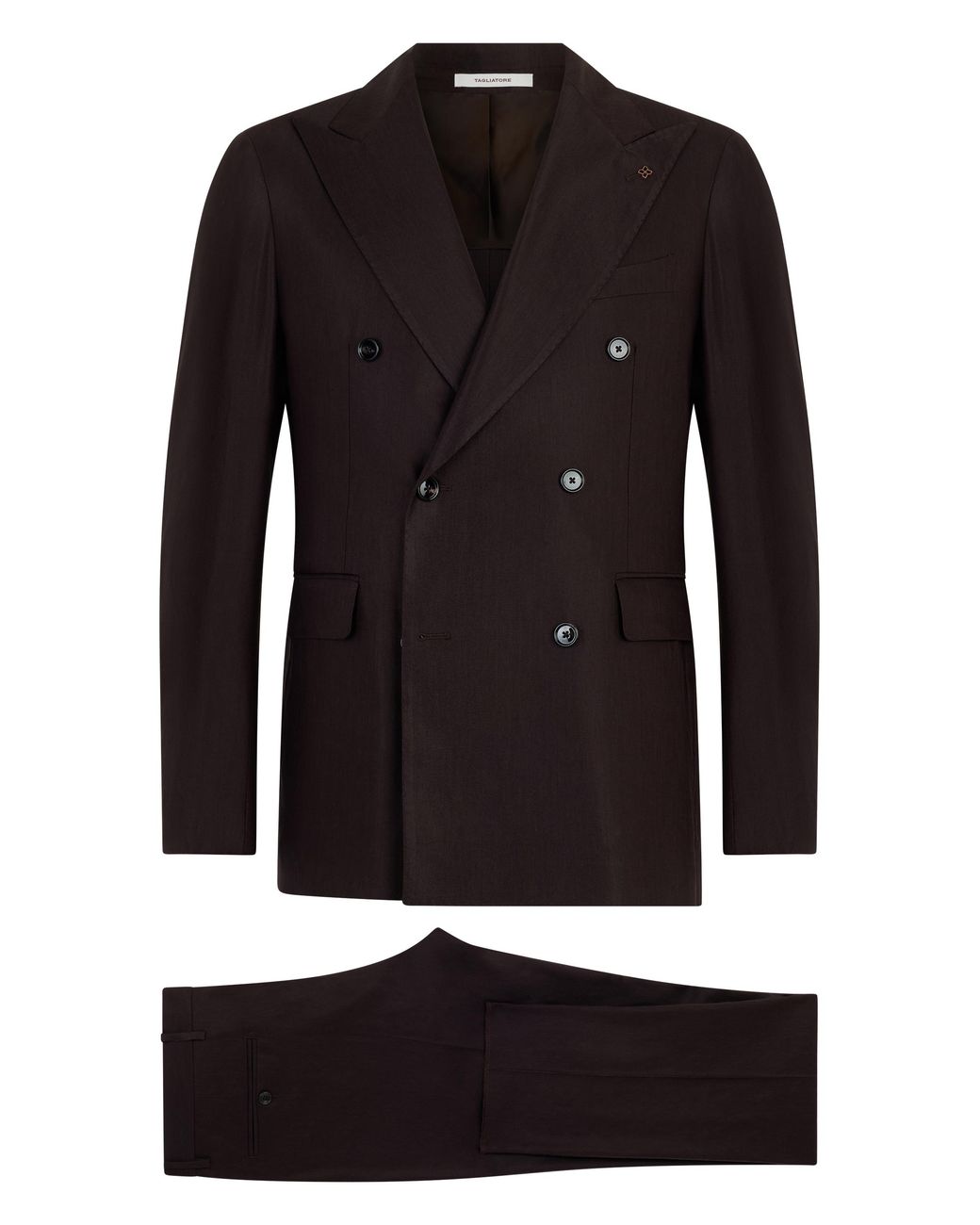 Tagliatore Black Two-Piece Set for men