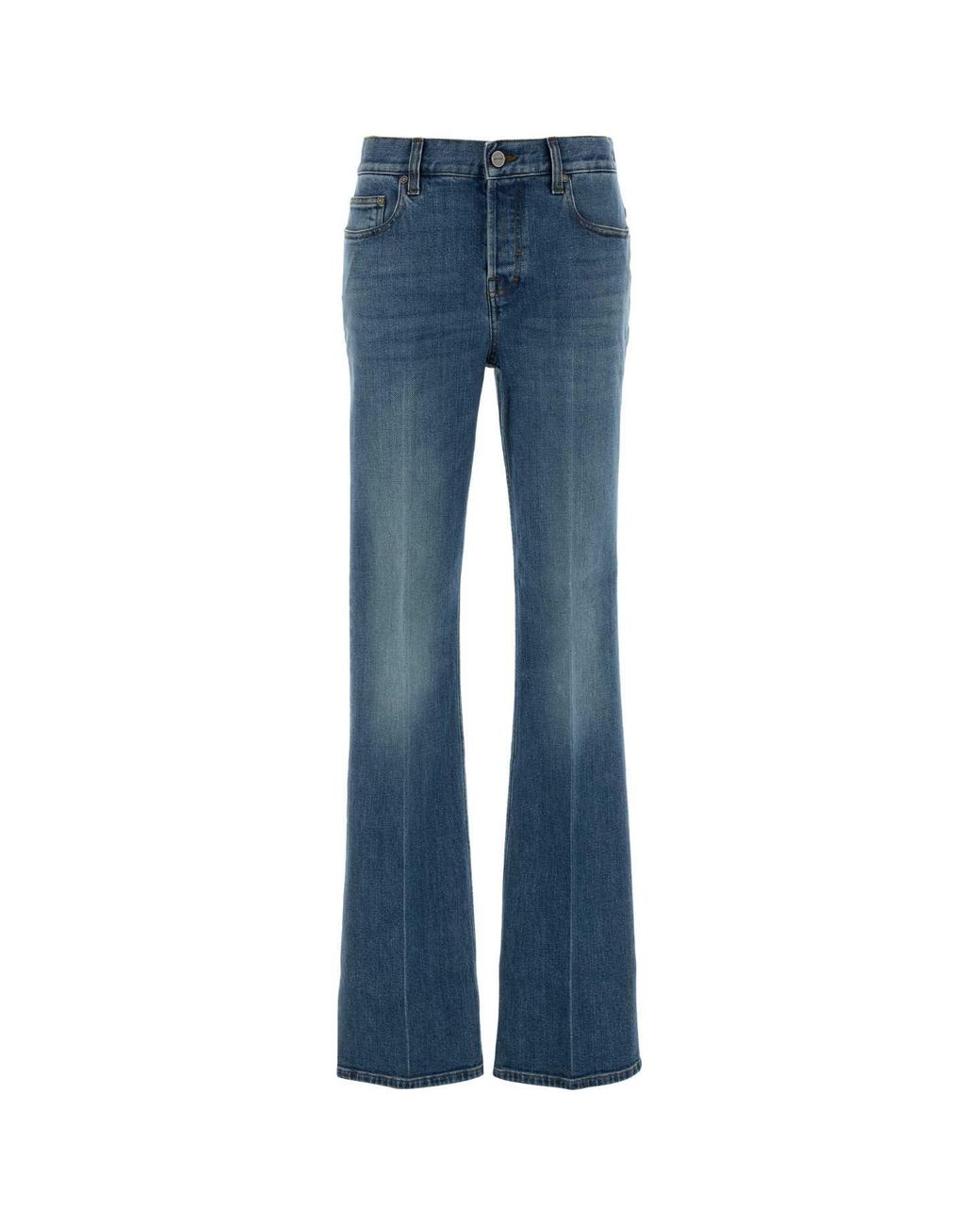 Gucci Blue Stretch Denim Jeans