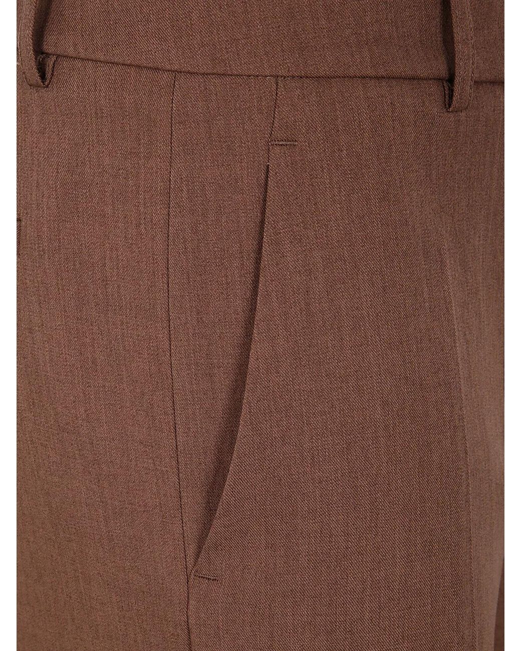 DR. HOPE Brown Wide Leg Trousers