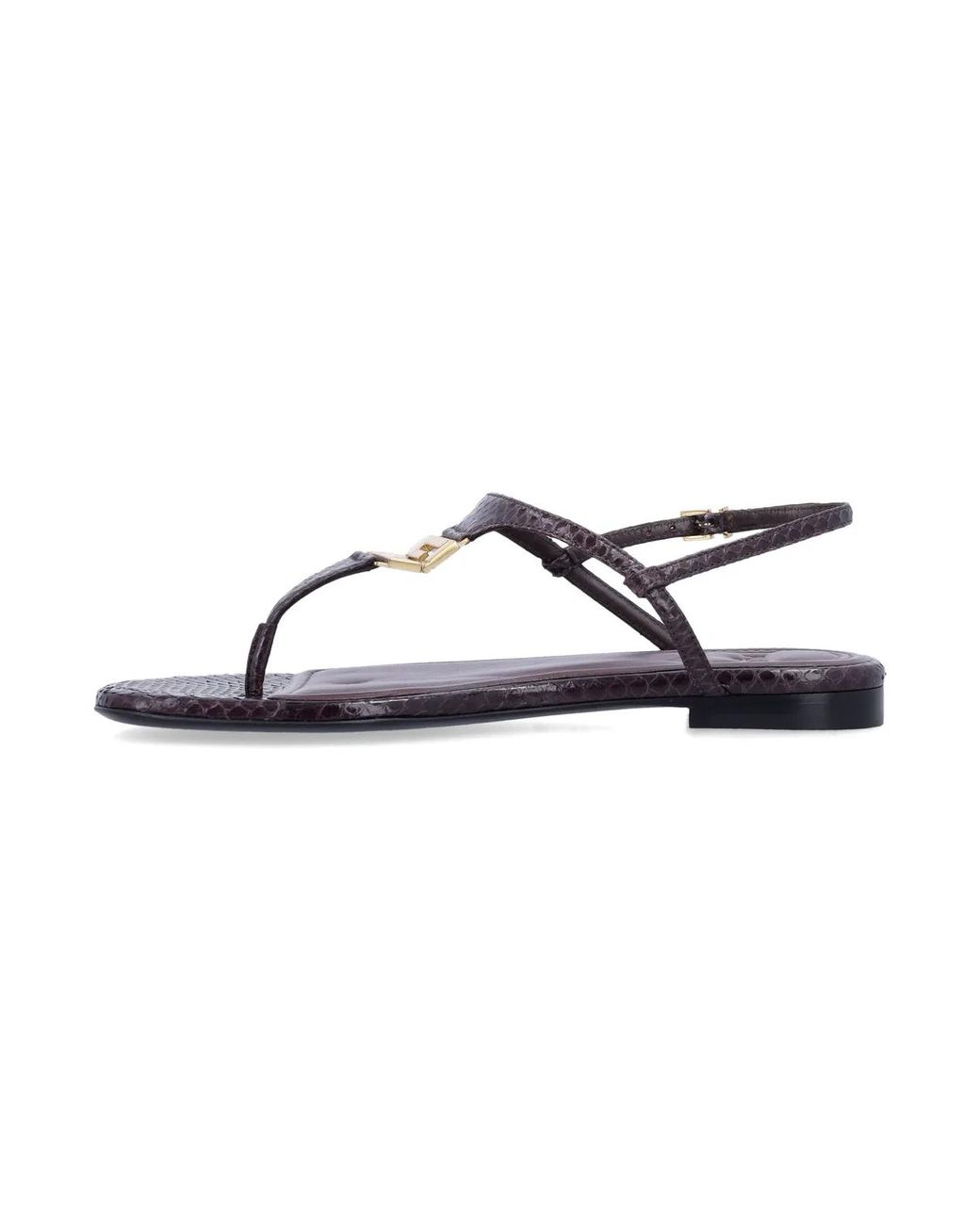 Fendi Blue Ffold Dark Sandal