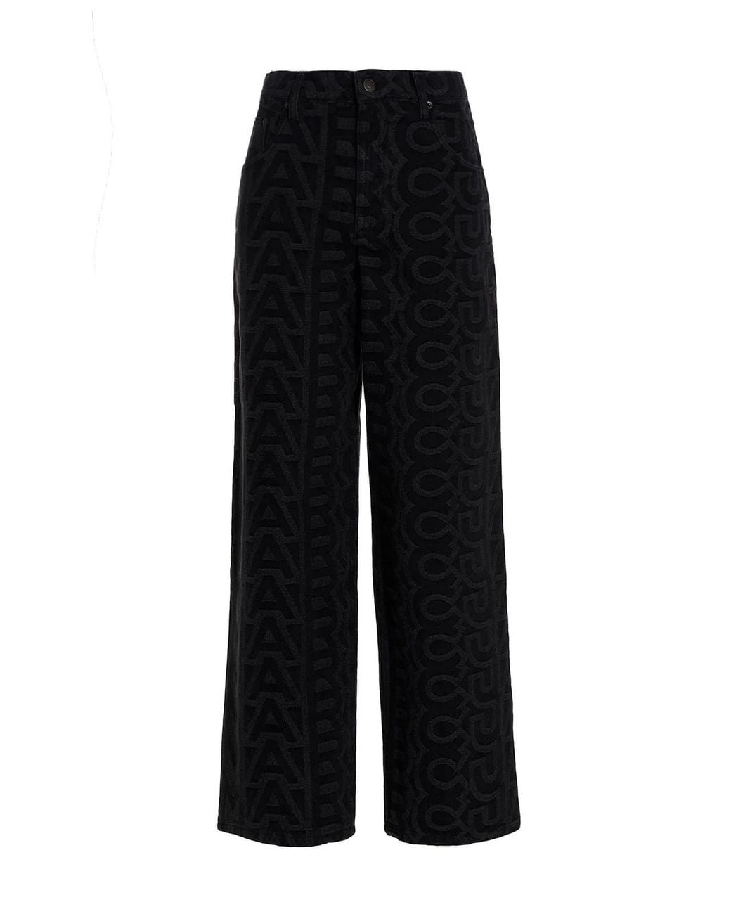 Marc Jacobs Black 'Monogram' Jeans