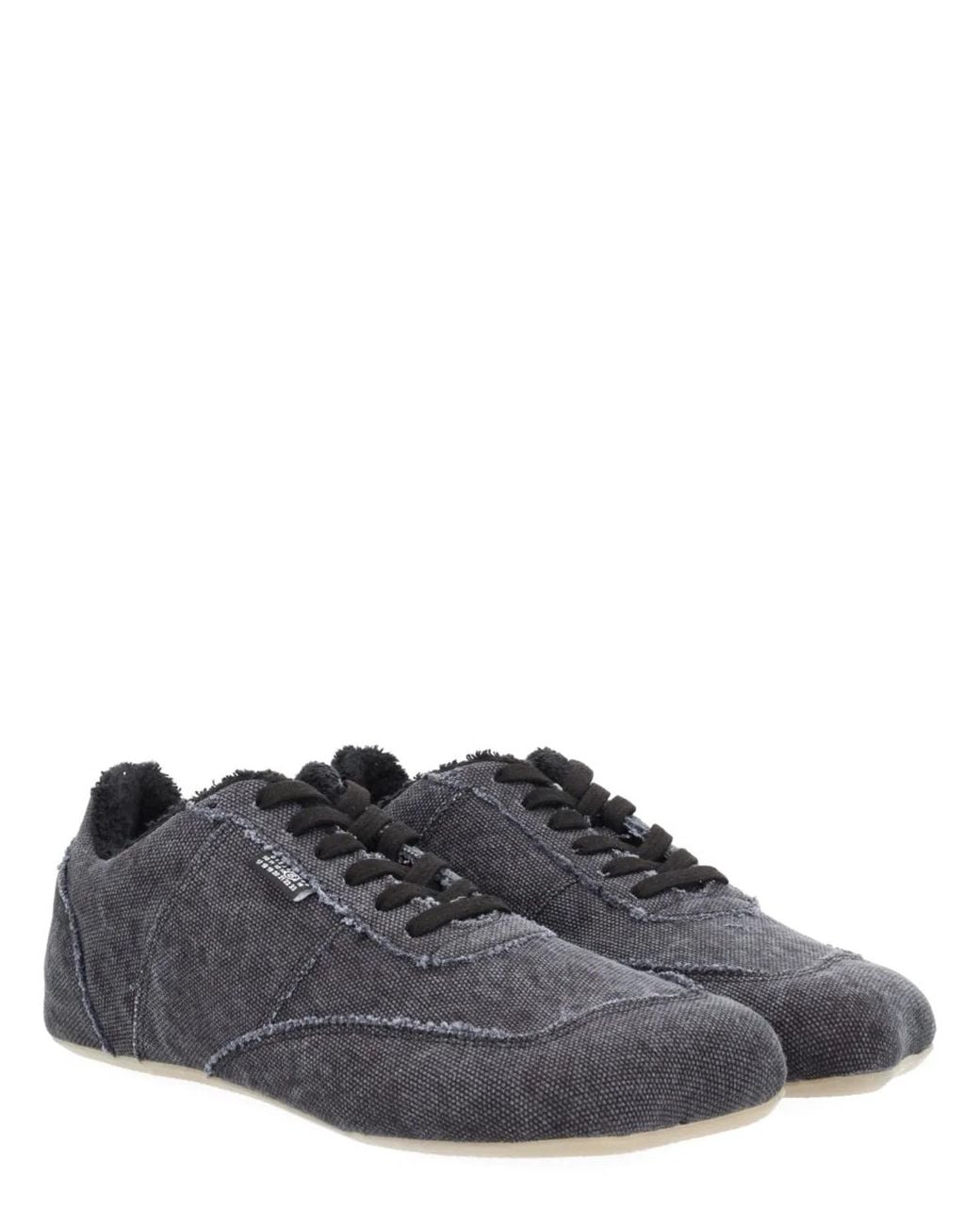 MM6 by Maison Margiela Gray Anatomical Canvas Sneaker for men