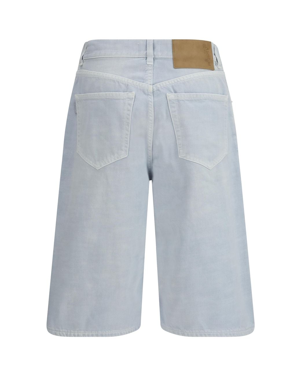 Haikure Blue New Becky Denim Shorts Cotton Bermuda