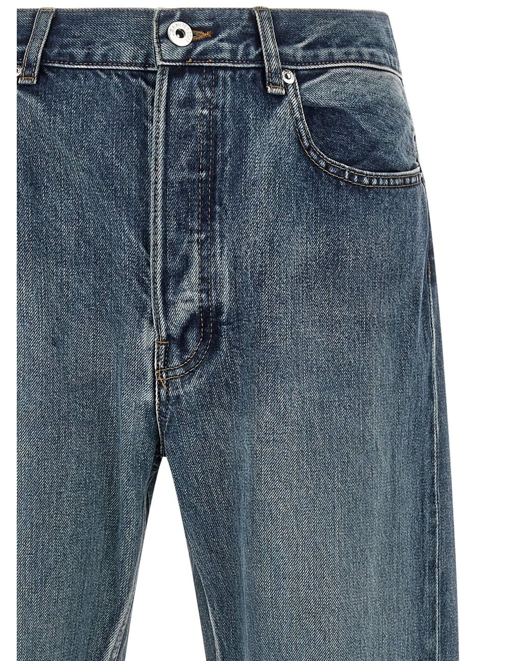 J.W. Anderson Blue J.W.Anderson Japanese Denim Jeans for men