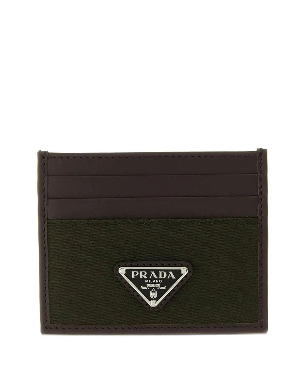 Prada Black Portacarte Di Credit for men