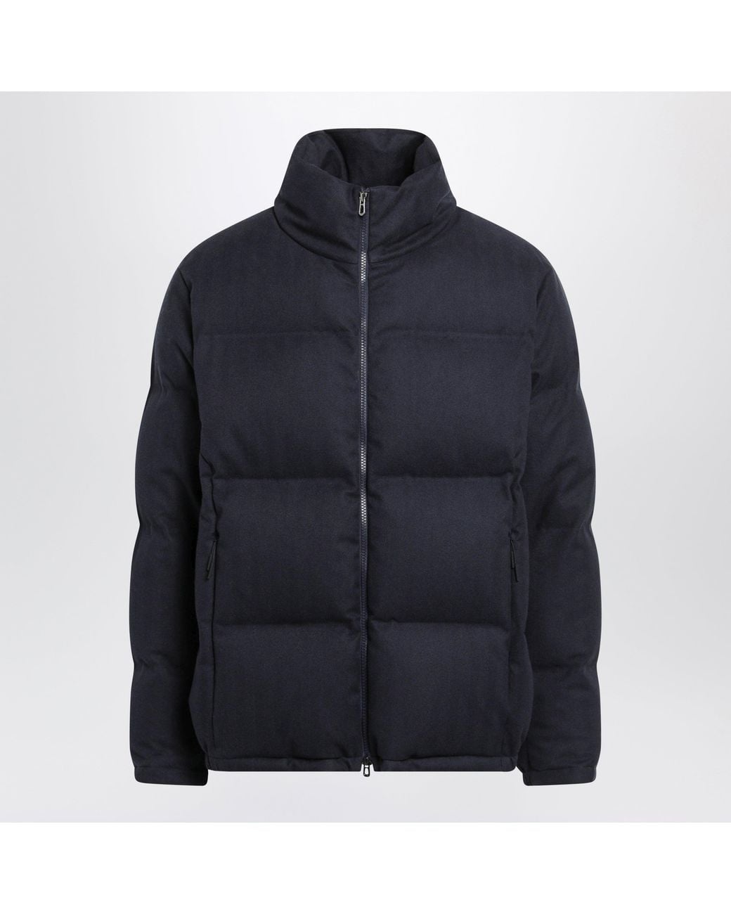 Sease Blue Tribeca Cotton And Cashmere Down Jacket for men