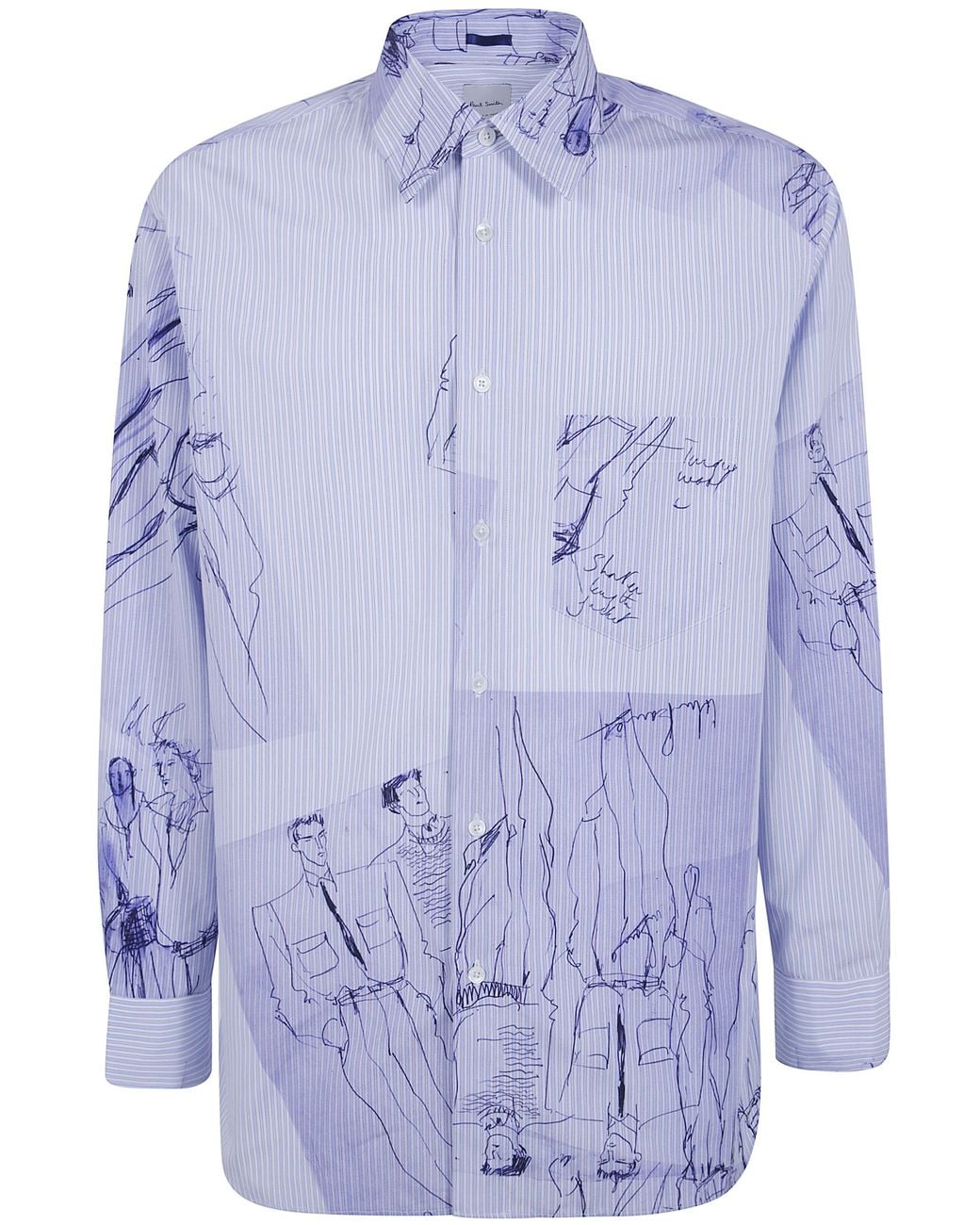 Paul Smith Blue C Easy Fit Shirt for men