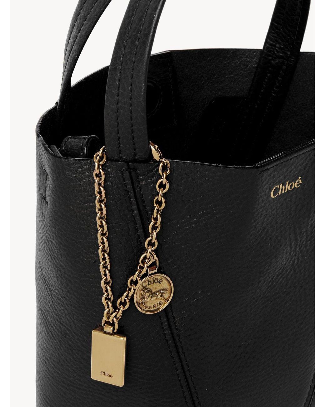 Chloé Black Spin Shoulder Bag
