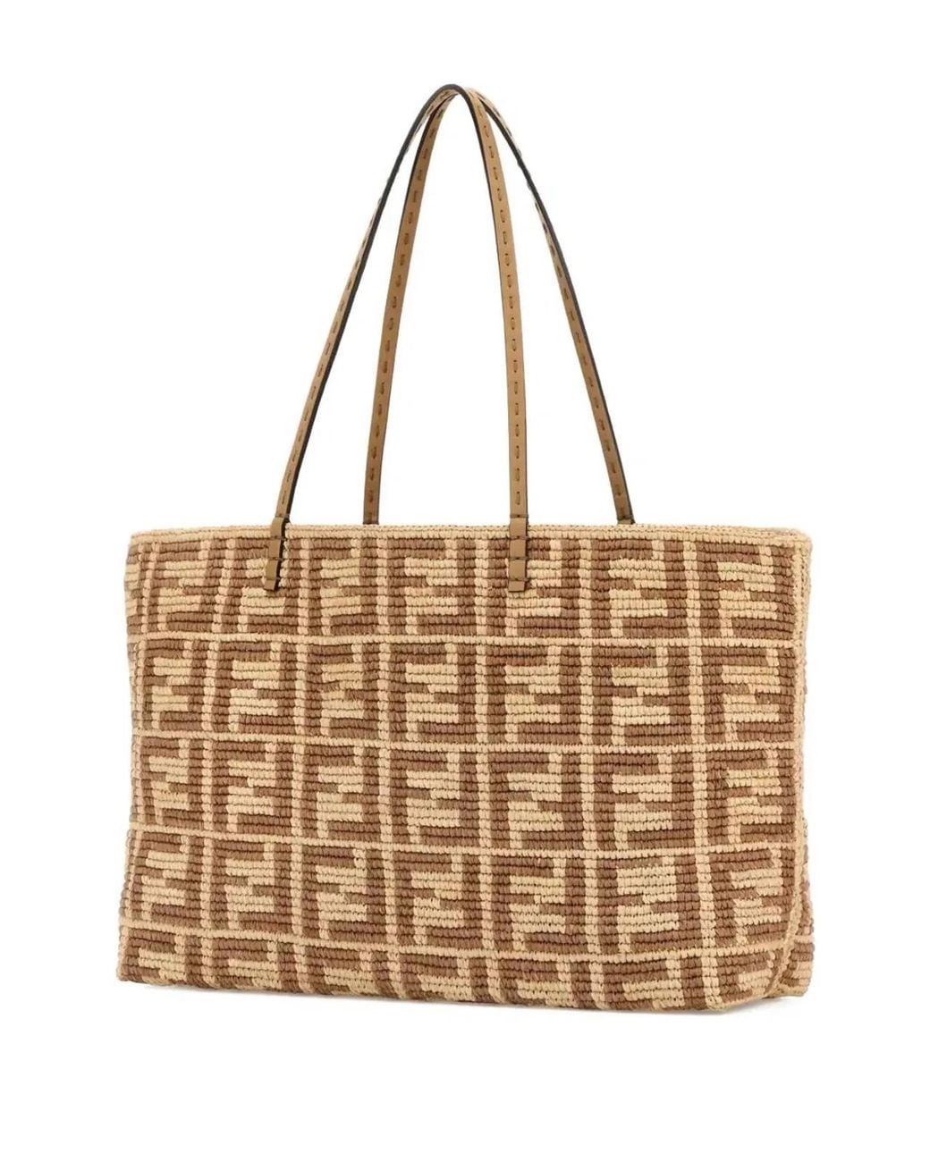 Fendi Natural Roll Large Tote