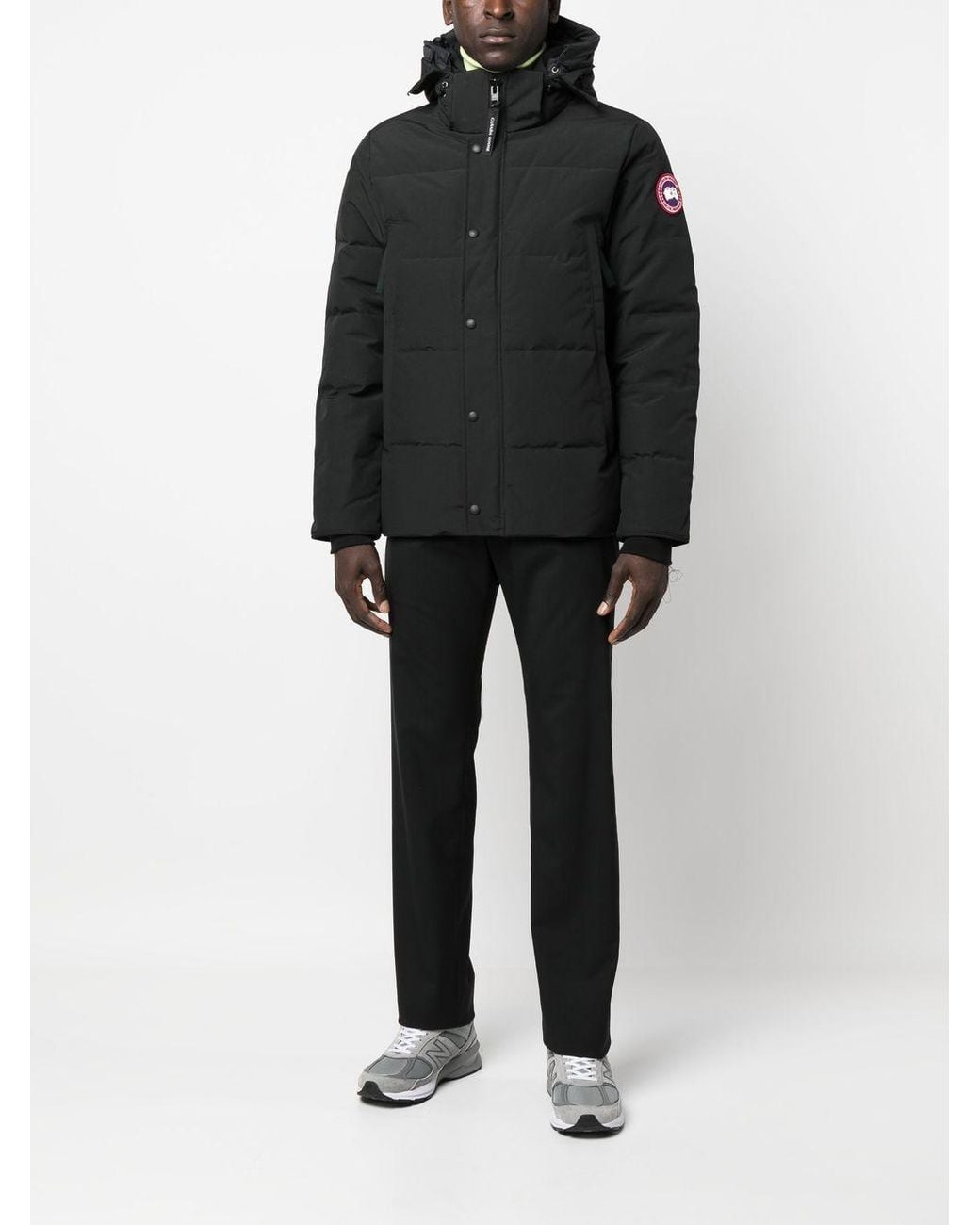 Canada Goose Black Wyndham Short Down Jacket for men