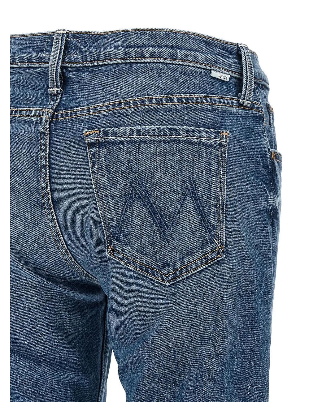Mother Blue 'The Jinx Heel' Jeans