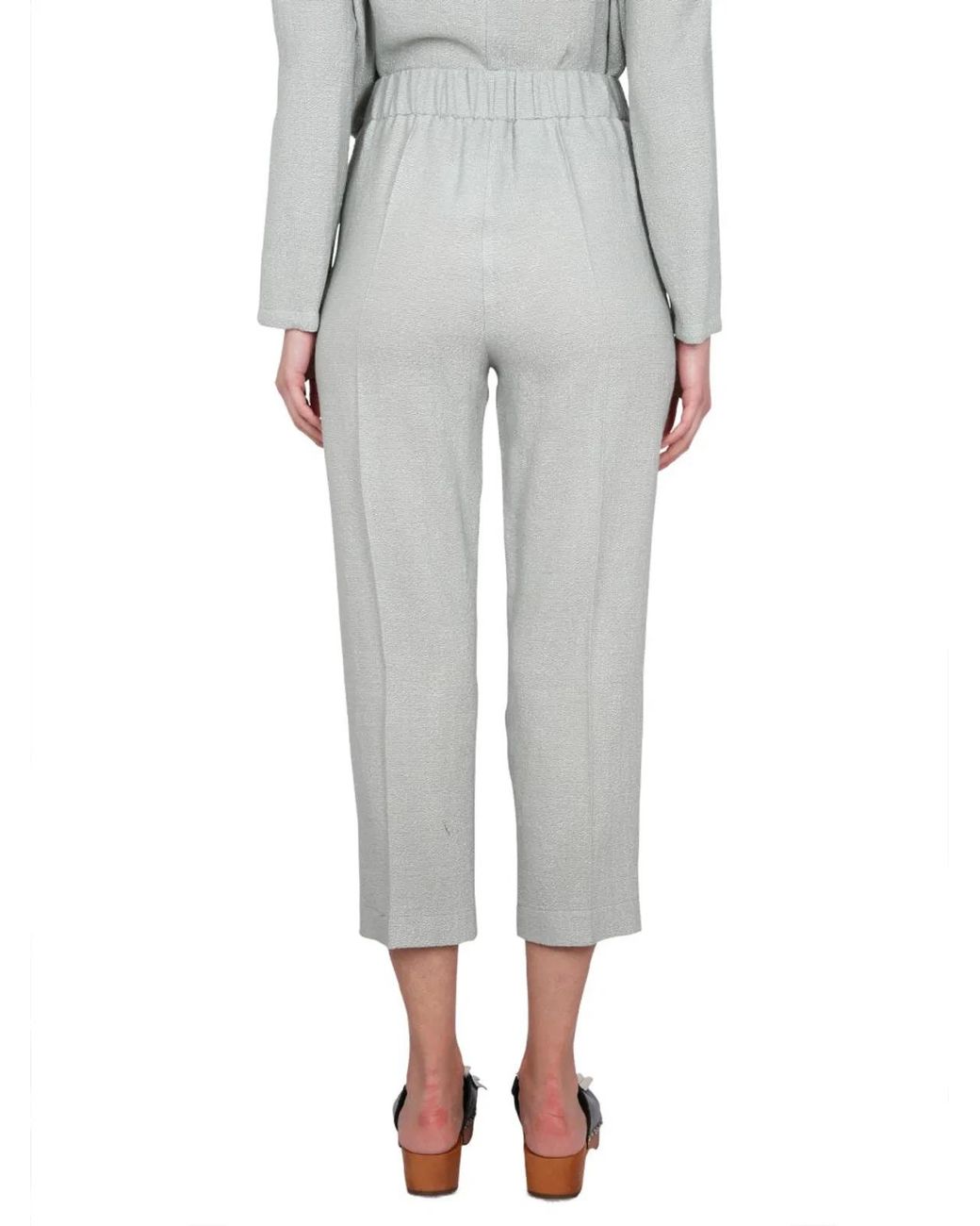 Alysi Gray Cropped Pants
