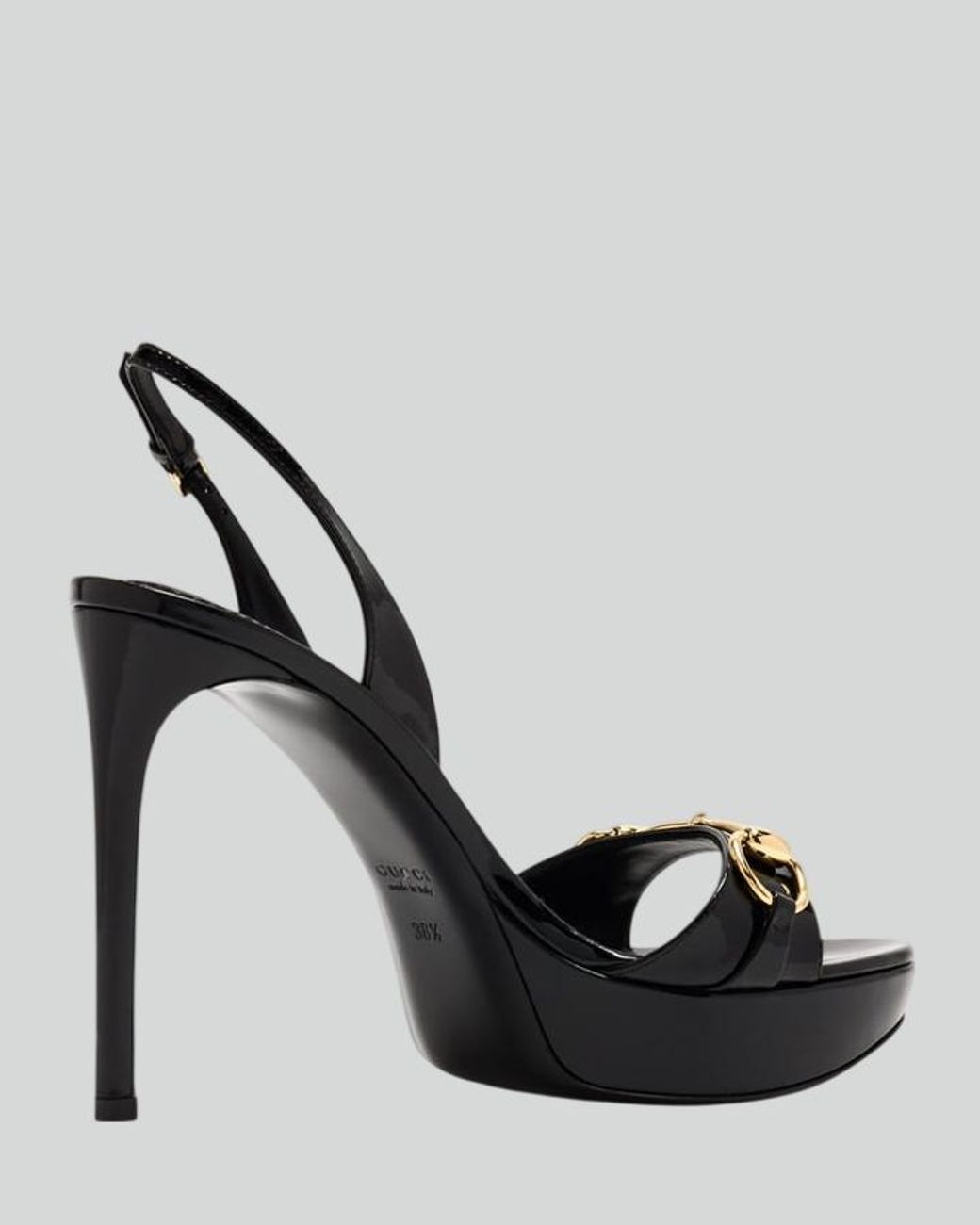 Gucci Metallic Platform Sandals