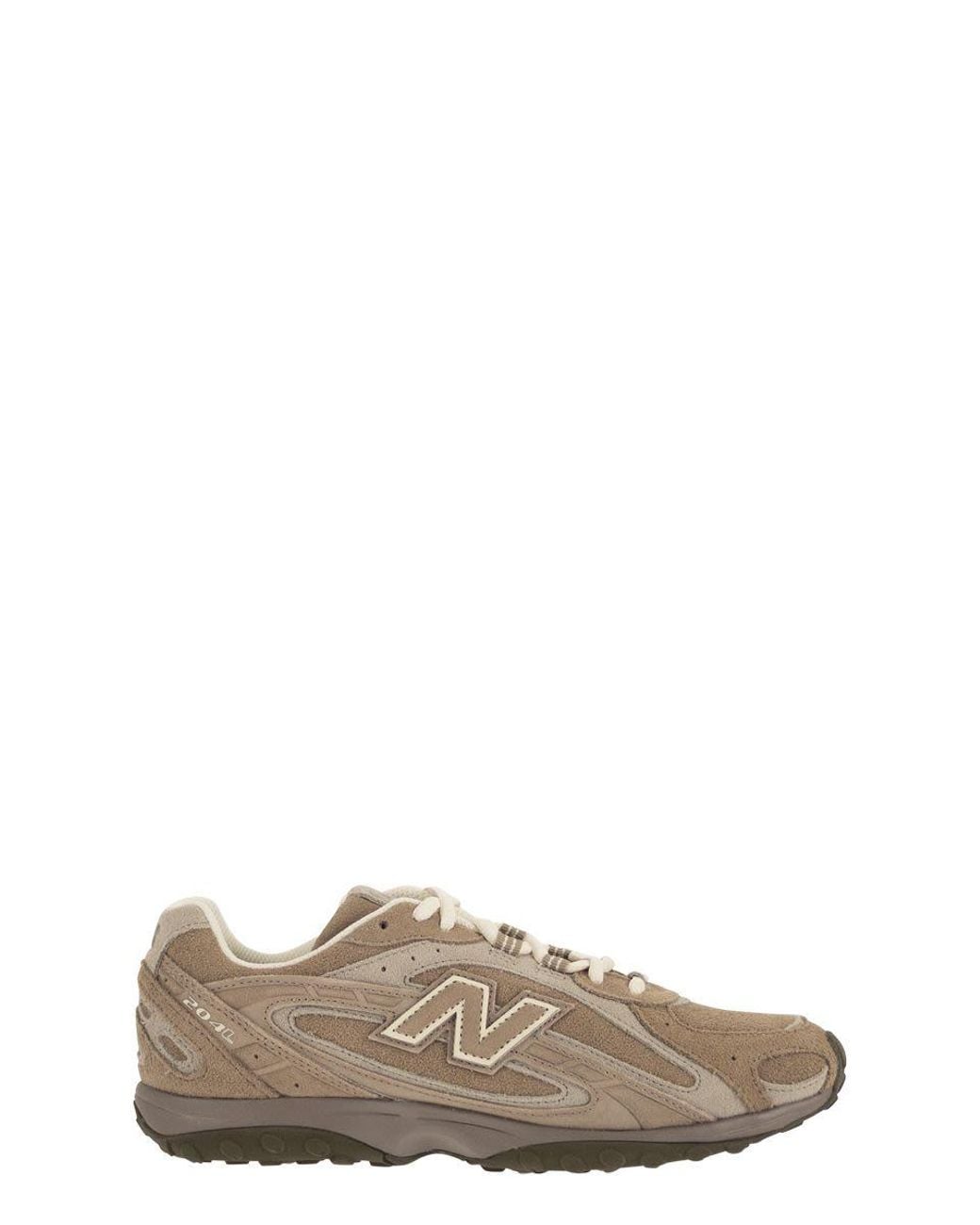 New Balance Brown Mesh And Suede Lifestyle Sneakers With Leather Details
