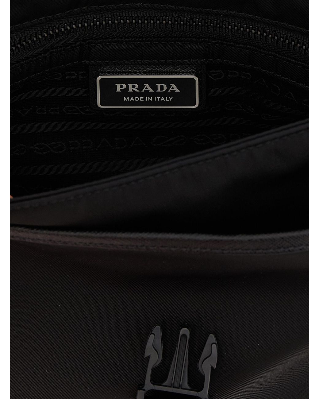 Prada Black Recycled Polyamide Crossbody Bag for men