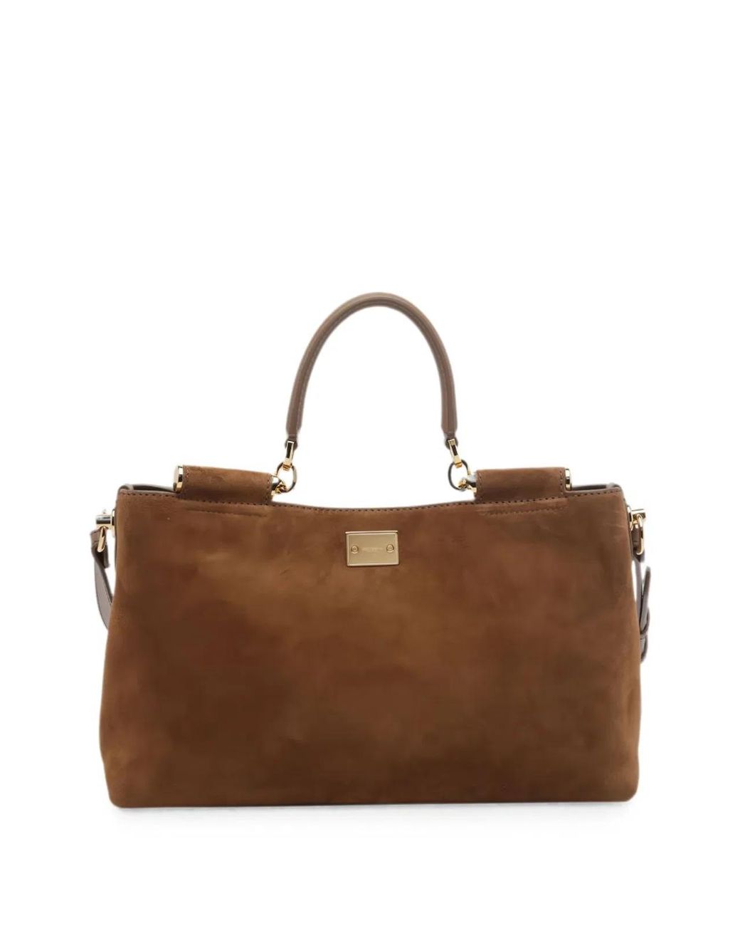 Dolce & Gabbana Brown Dolce & Gabbana Borsaspalla Tracolla Crosta V