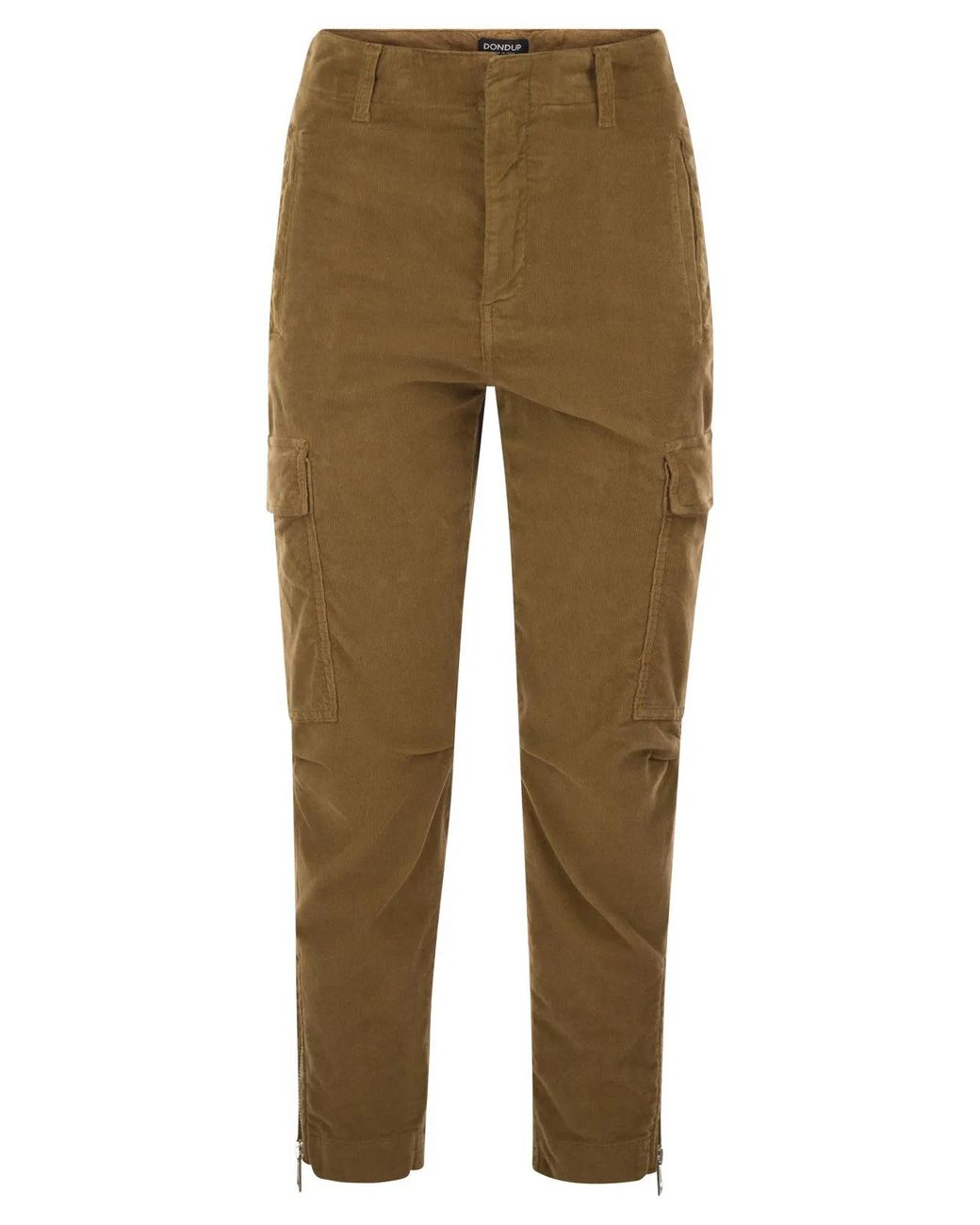 Dondup Natural Velvet Cargo Pants