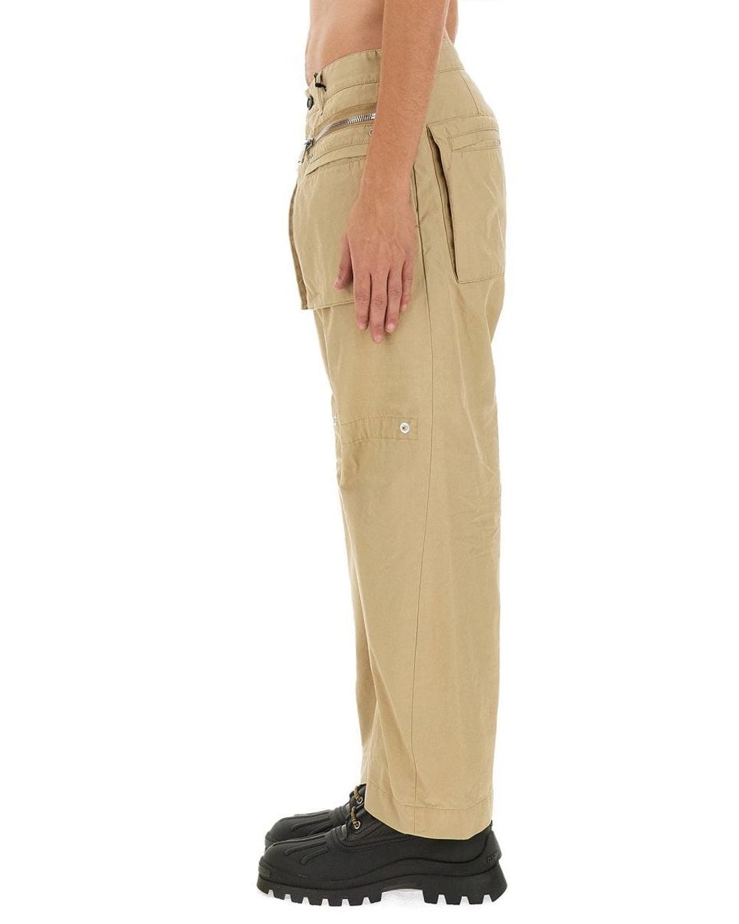 DSquared² Natural Cargo Pants for men