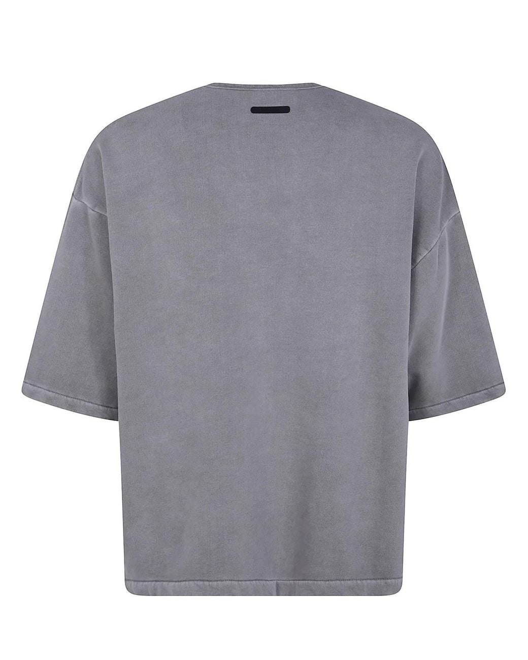 Fear Of God Gray "3/4" Henley Sweatshirt for men
