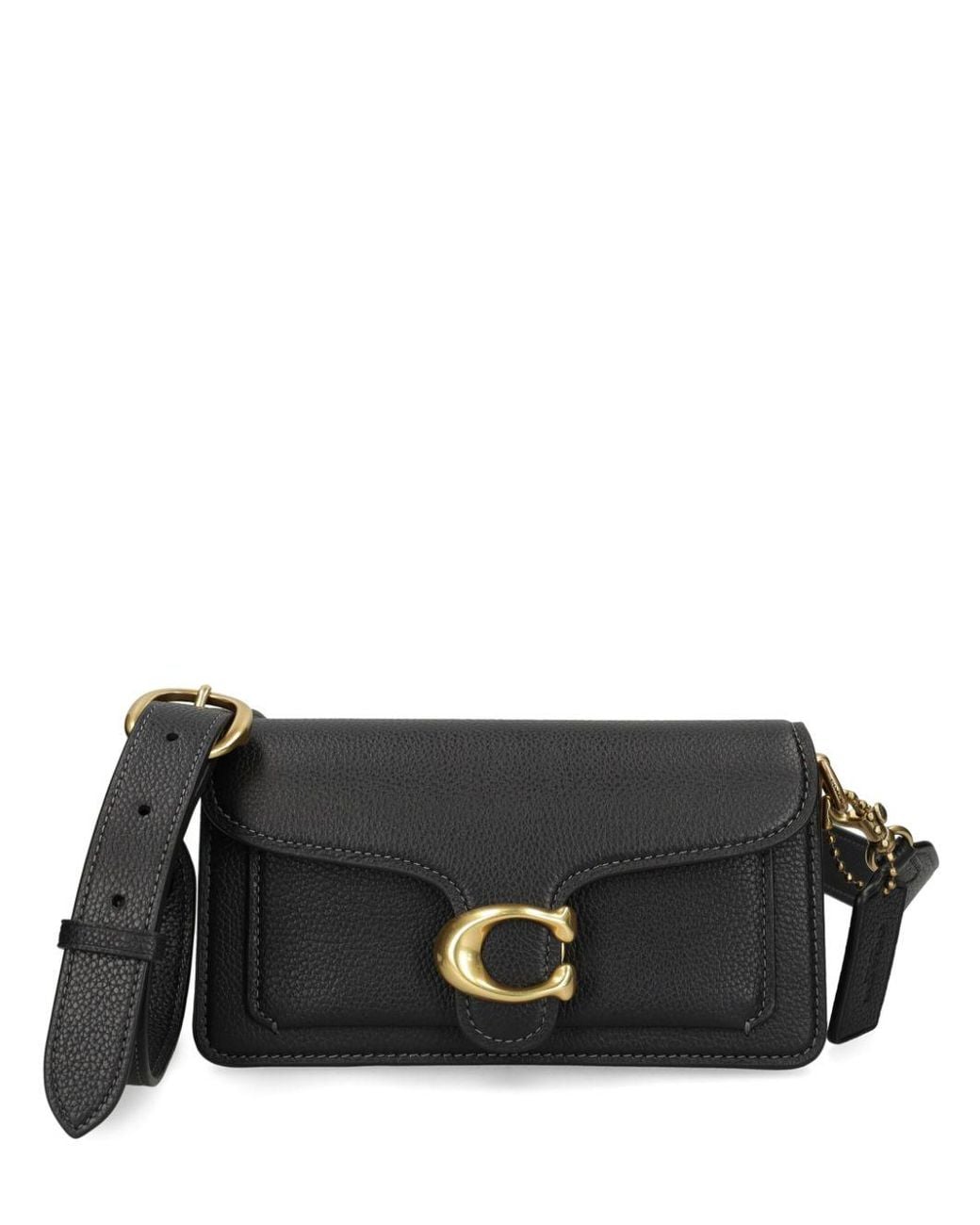COACH Black Tabby 20 Leather Crossbody Bag