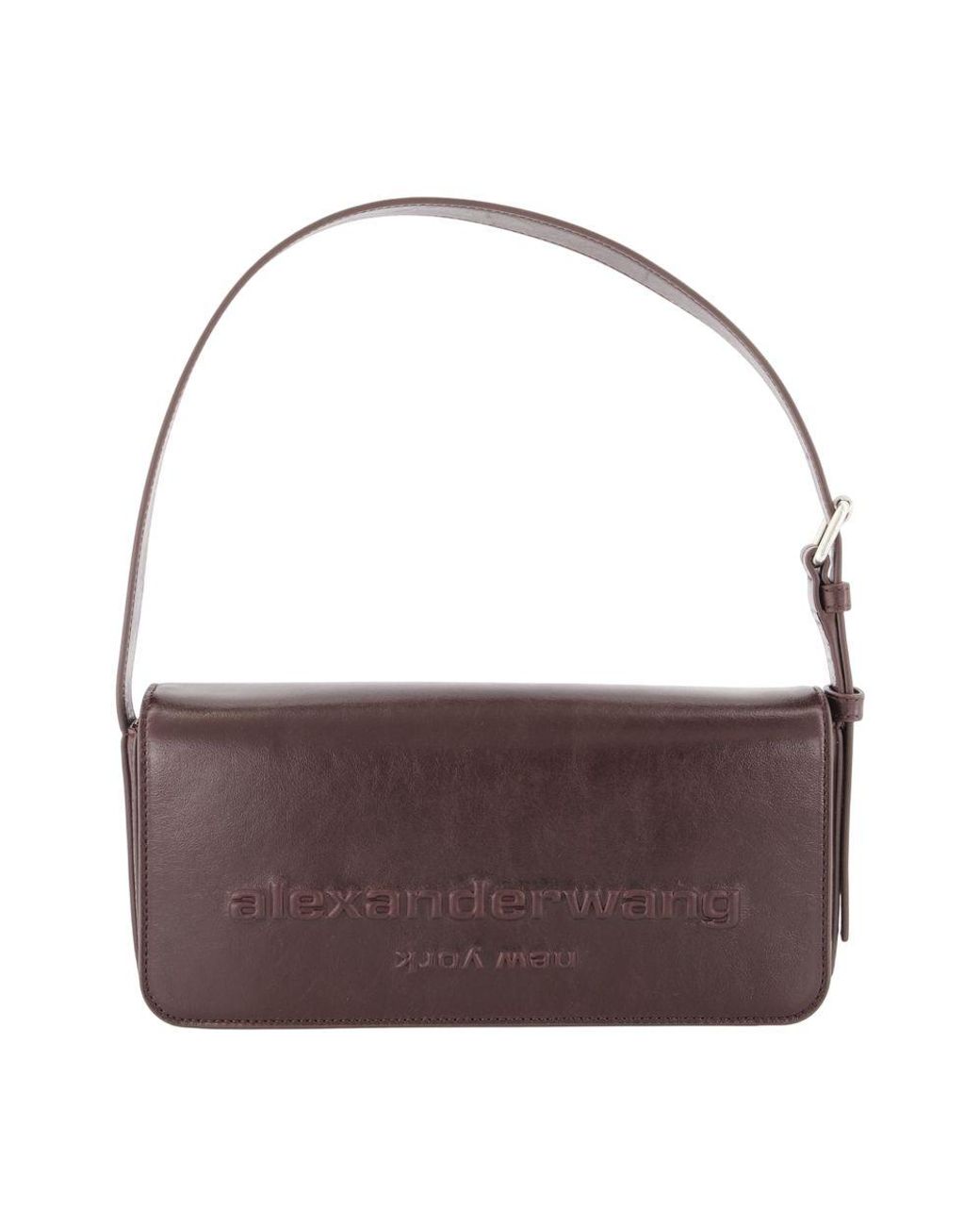 Alexander Wang Purple Punch Flap Shoulder Bag