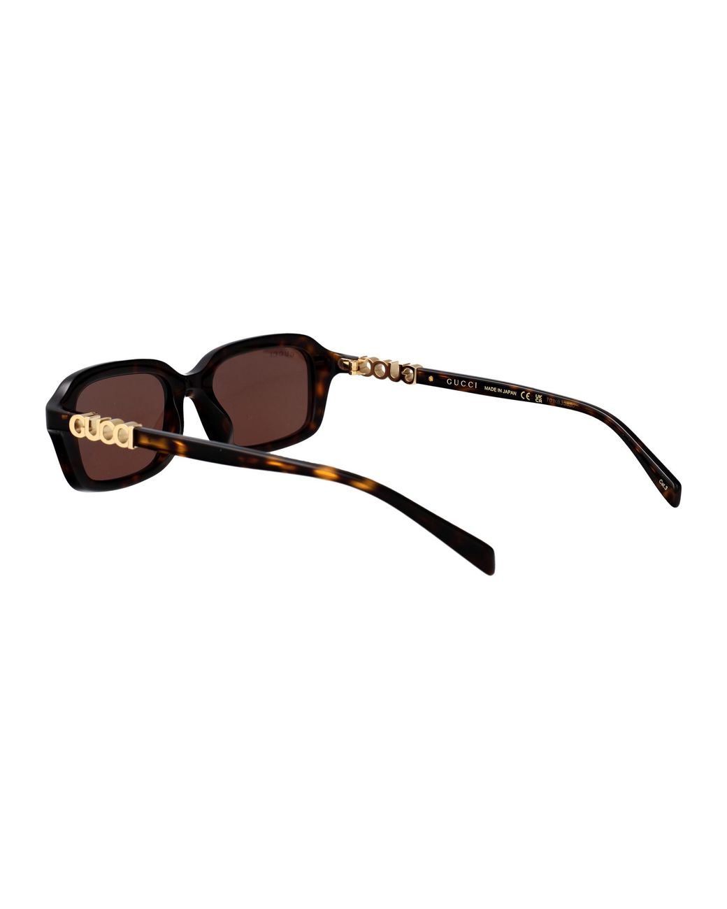 Gucci Brown Havana-Havana- Acetate Sunglasses