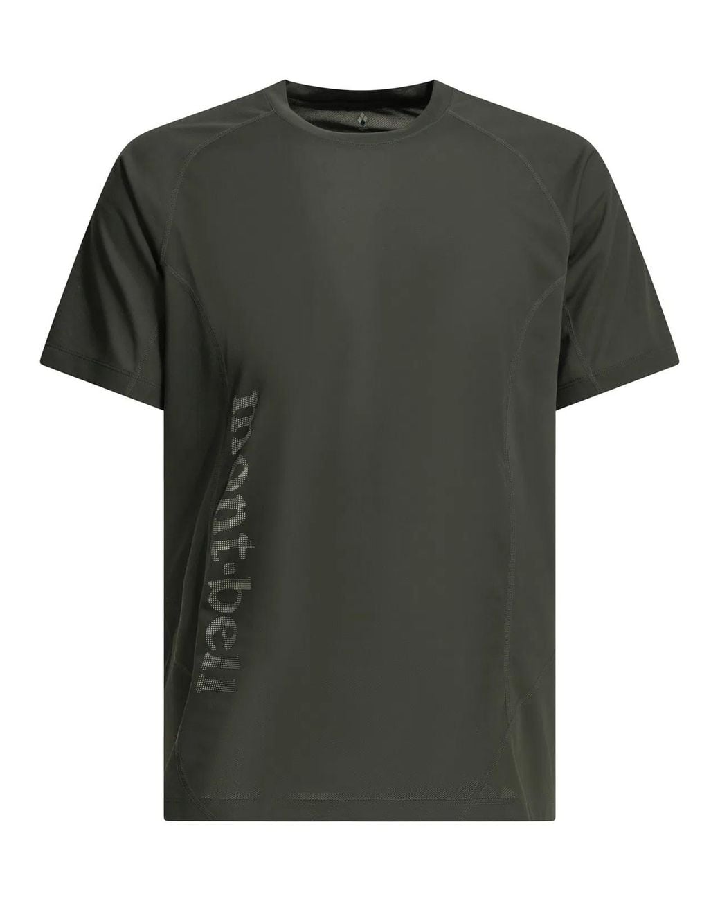Montbell Green Polyester T-Shirt for men