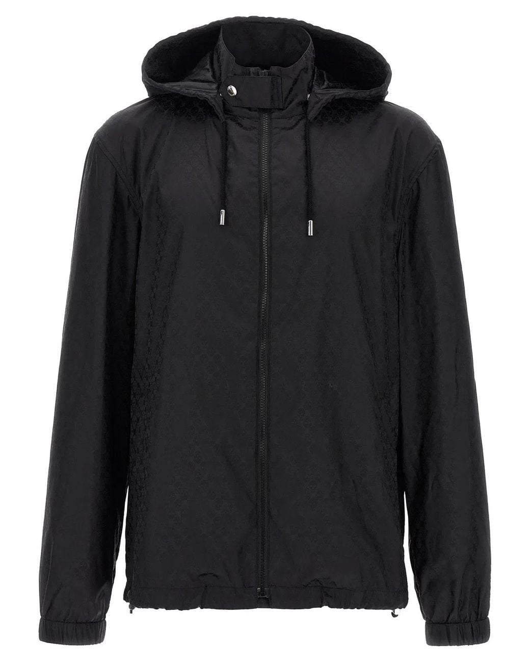 McQueen Black 'Skull' Windbreaker for men