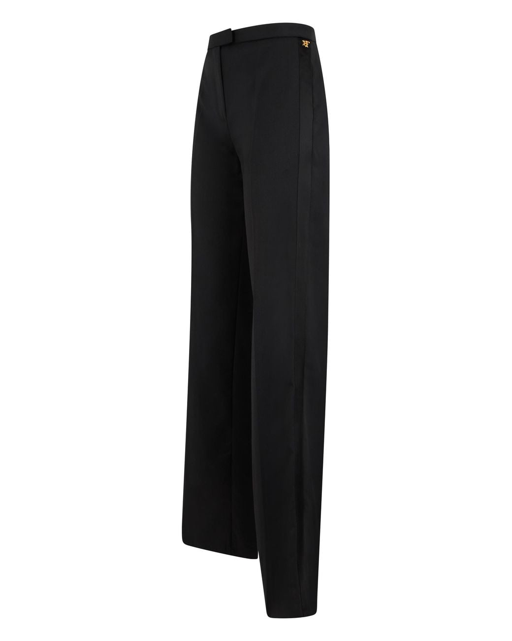 Elisabetta Franchi Black Palazzo Pants